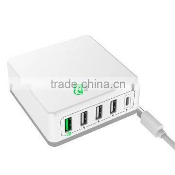 Type-C Smart Power Socket,high Capacity Outlet Type-c Adapter,eu Usb Charger qc 2.0 Quick Charger