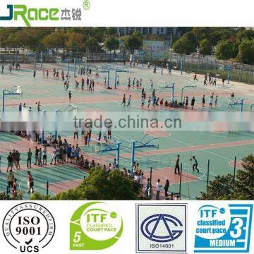polyurethane floor top coat material for sport court