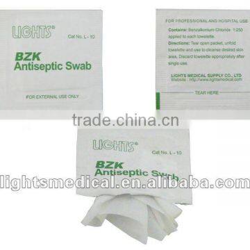 Medical BZK antiseptic swab L 10