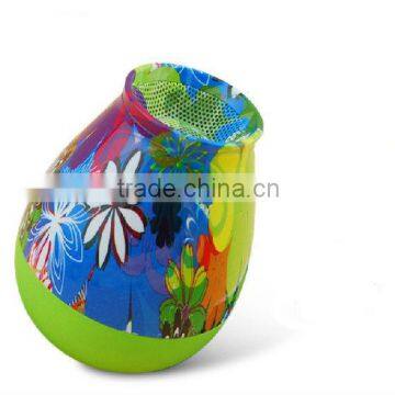 colorful flower painting NFC speakers cute wireless speakers phone sound