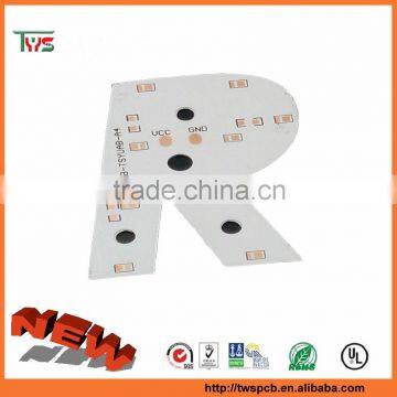 Aluminium LED light PCB, aluminum pcb for led