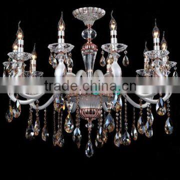 Modern Living Room Chandelier Candle Centerpieces Crystal Ball Pendant Light CZ5019/8