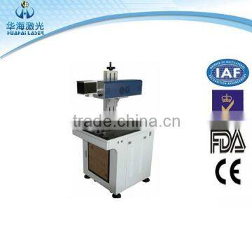 CO2 laser marking printing machine on nonmetals work with wood rubber leather