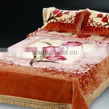 100% polyester blanket set