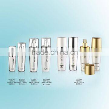 Acrylic Cosmetics Bottle Design Oval Series Airless Cream Pump Jar 20ml 35ml 50ml 120ml