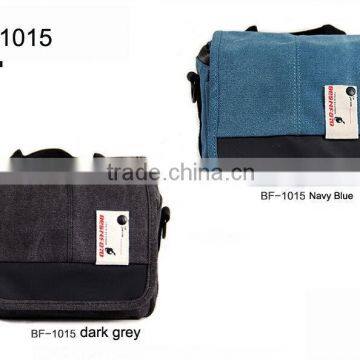 Trendy canvas mirrorless camera shoulder bag
