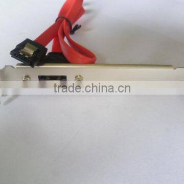 one port esata to sata baffle cable