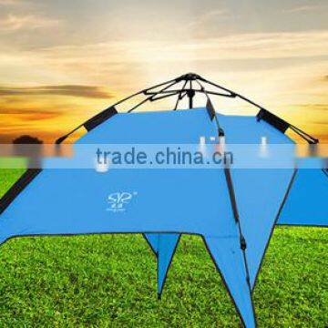 Cheap Sale Alumium Pole Double Fabric Auto Open 4 Person Tent photo-2