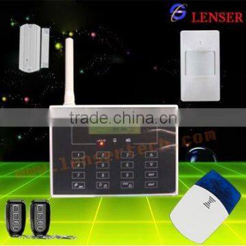 LCD Touchpad GSM & PSTN Alarm System