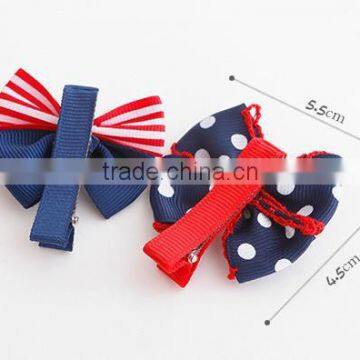 Fancy Fabric Hair Bow Tie Hair Clip Hair Accessory in Hair Pieces photo-4