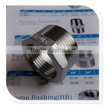 316 stainless steel 150lb hexagon reducing bush adaptor