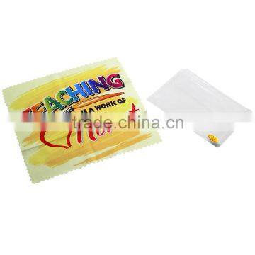 Promotional microfiber lens cleaning cloth