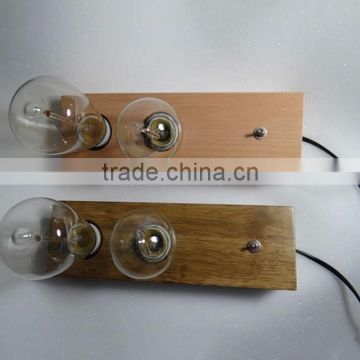 Hot selling indoor table lamp with two edison bulbs