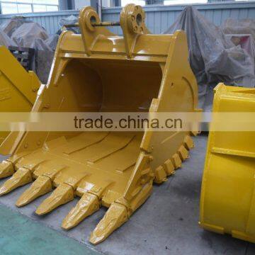 heavy equipment excavator hard rock bucket