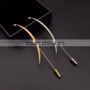 High-end arrow shaped metal pins,making custom lapel pin for men