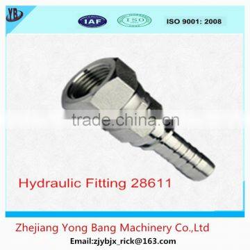 Hydraulic fitting, Metric 60 CONE, male female thread fitting