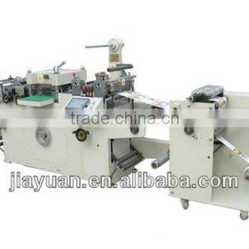 PLC Controlled Full-Automatic Roll-Roll Adhesive Tape / Label Platen Die Cutter / Die Cutting Machine