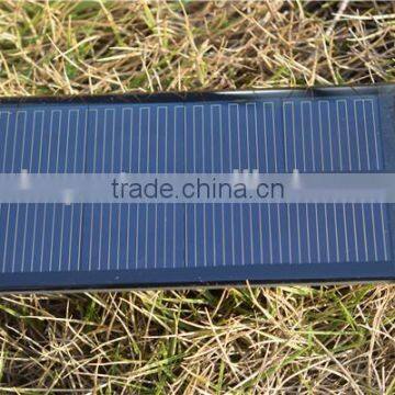 Custom shaped high efficiency epoxy resin encapsulated small solar panel