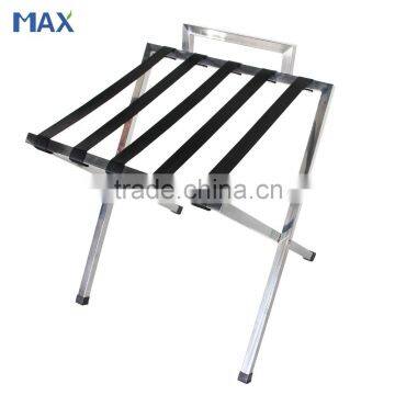 square tube hotel metal folding luggage rack for bedroom