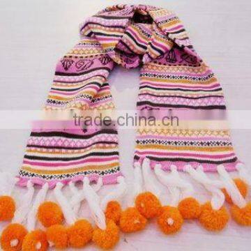 Knitted scarfs