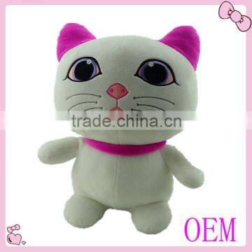 stuffed monster cat plush toy lucky cat toy