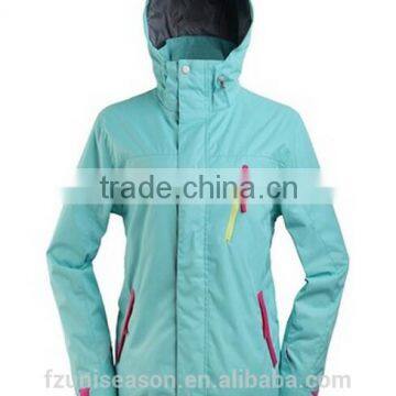 Uniseason hooded anorak jacket for women