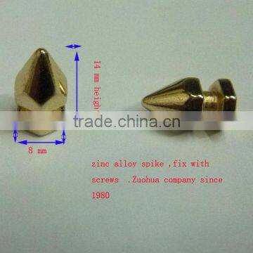 yiwu zuohua metal spike studs rivet for garment bag bracelet belt