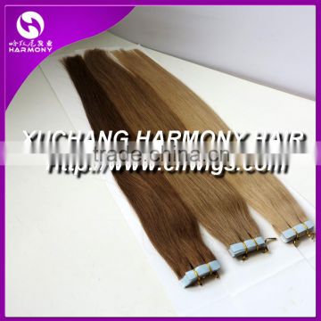 POPULAR tape hair extensions/pre taped hair extensions/pre tape hair extension