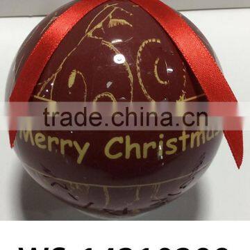 Personalized Crystal ball Flower Pattern Christmas