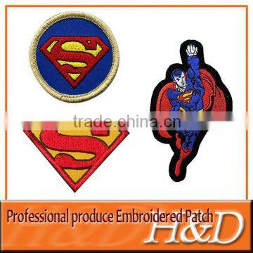 delicate superman embroidery patches wholesale