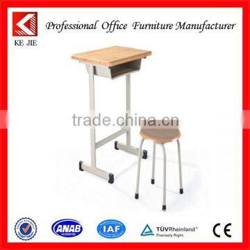 Student Desk and Chair School Furniture Height Adjustable Drawing Table photo-5
