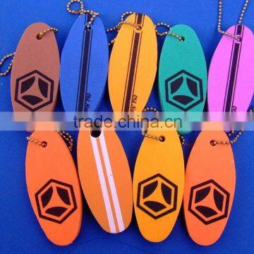 high quality Wholesale Custom Fashion eva foam Floating Key Chain