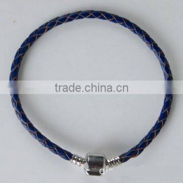 2016 DIY Leather Bracelet Chain Heart 3mm Size Suit for Big Hole Beads and Charms--OEM is Welcome photo-3