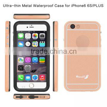 China Supplier Waterproof Slim Metal Bumper Case for iphone 6