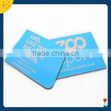 Blue color paper flat bookmark