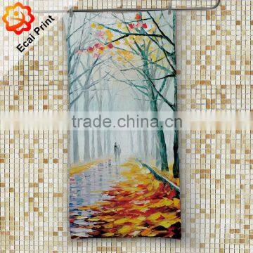 Hot sale colors faleless printed micro fiber hotel towel