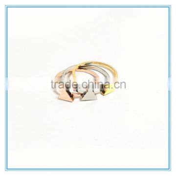 Hot Sale Stainless Steel Triangle Ring For Women photo-2