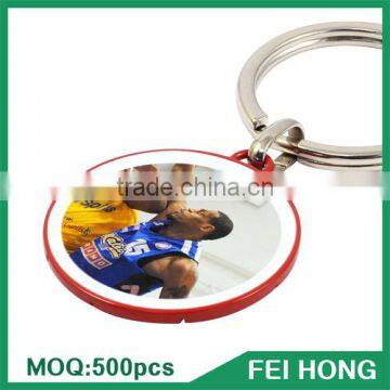 China Supplier Two Sided Printing Basketball Baseball Sports Key Holder photo-6