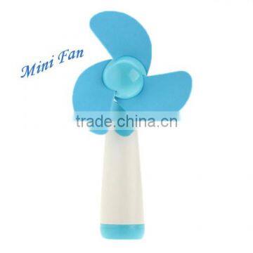 Wholesale Portable Handheld 3-Blade Mini Fan, Flower Design Small Fan