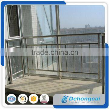 Balcony stainless steel railing handrail and post