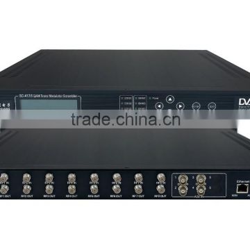 SC-4135 8*Tuner to 4*QAM Transmodulator MUX-Scrambler/8psk dvb-s2