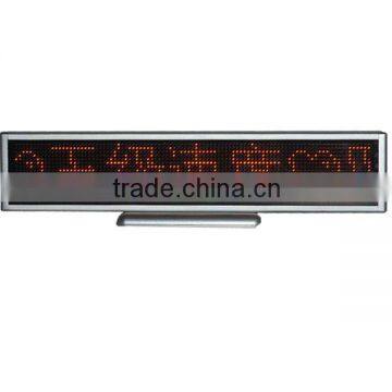 LED desk display sign Indoor dot-matrix Resolusion:16*128 P4 SMD All languages