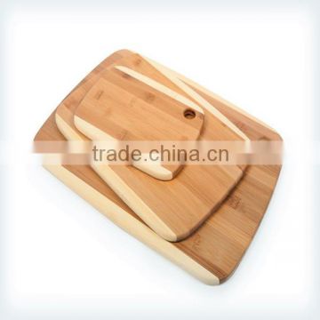 2014 hot selling 3 piece core bamboo cutting board,mini cheese board sets                        
                                                Quality Choice