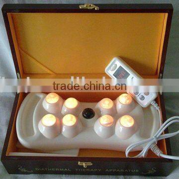 vibrating jade moxibusition massager with 9 balls