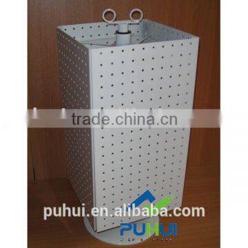 revolving 4 sides metal counter rack with good design