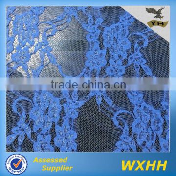 2014 new fashional hot royal blue african voile lace fabric