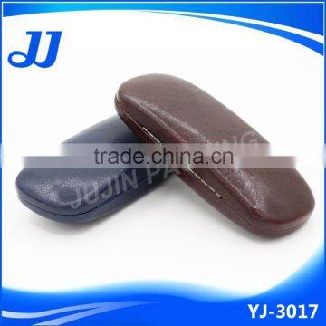 YJ-3017 preminum quality leather wrapped metal eye glasses case