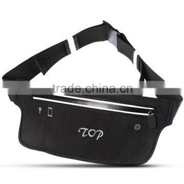 Lycra universal outdoor sports waist pack adjustable belt elastic and waterproof
