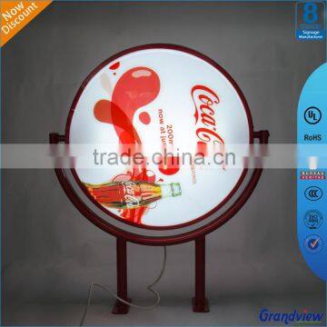 Plastic Vacuum Molded Digital Printed Logo LED Light Box for Outdoor Advertising