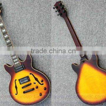 Weifang Rebon es339 Style Jazz Electric Guitar with sunburst colour